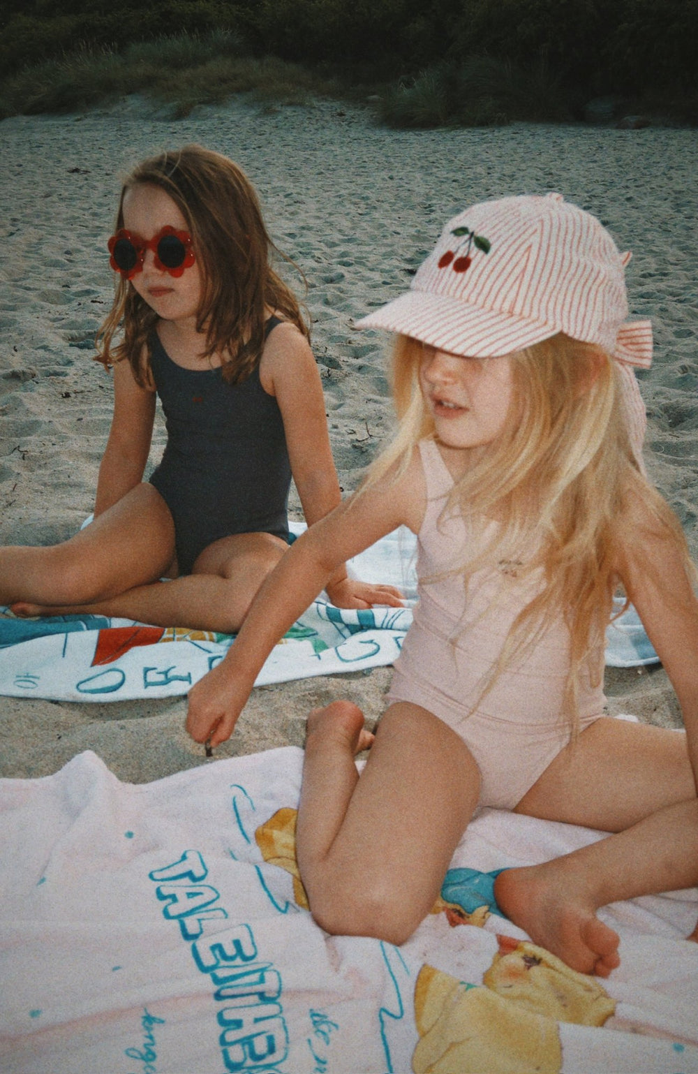 Ellie Bow Cap - Amour Stripe Konges Slöjd keps