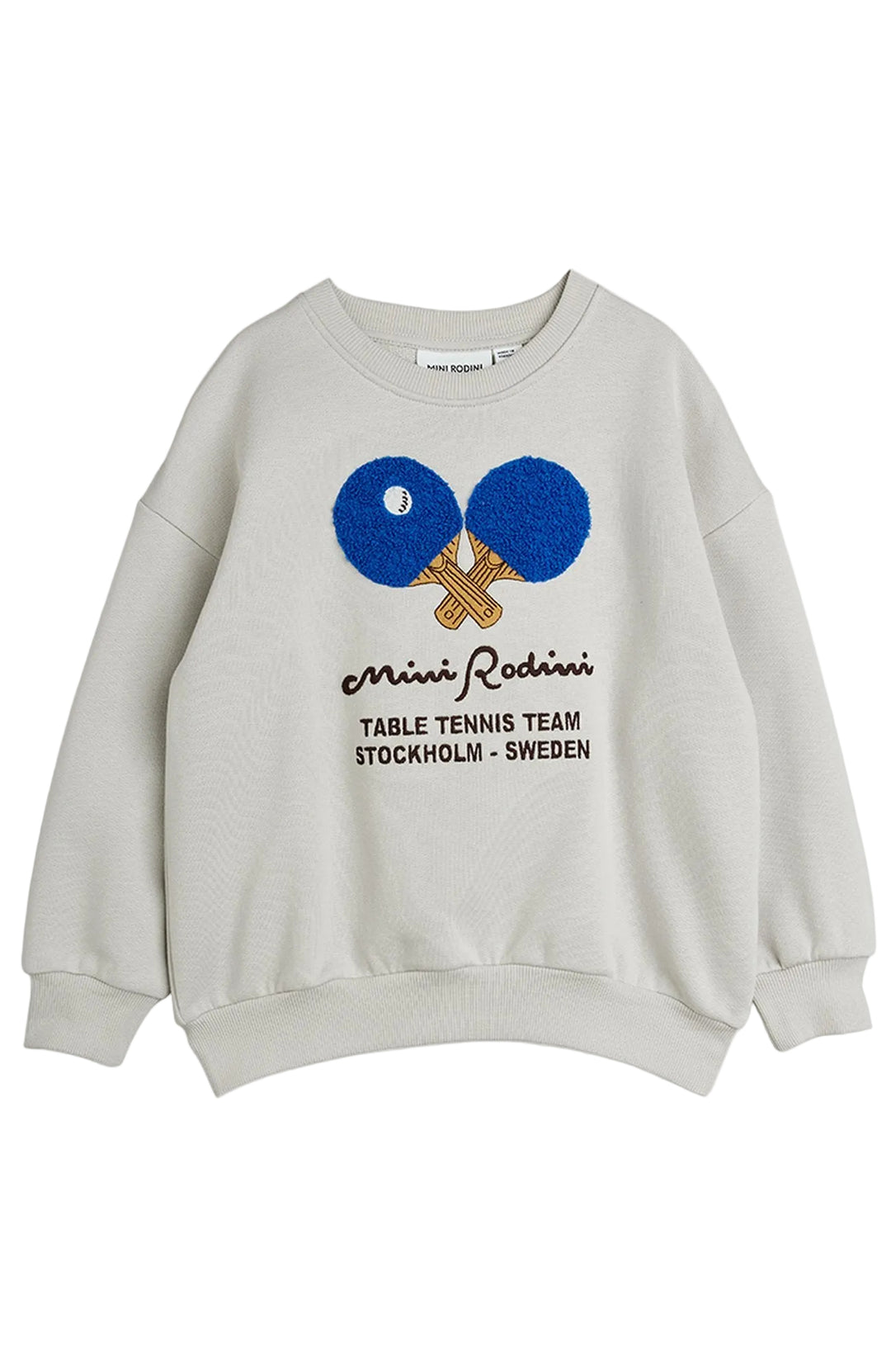 Bordtennis Chenille Sweatshirt - Grå Mini Rodini Sweatshirt