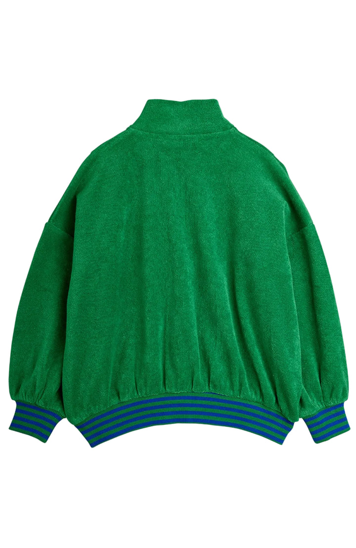Bordtennis Patch Frotté Cardigan - Grön Mini Rodini Cardigan