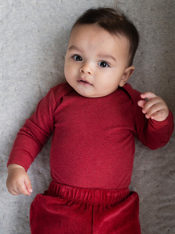 Baby Velour Pants - Ruby Serendipity Organics Byxor