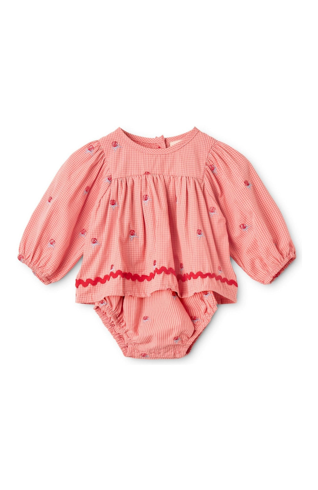 Sonja Romper - Pink Rose Gingham