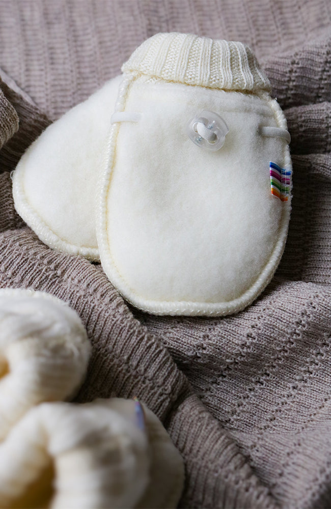 Wool Mittens - Creme Vit Joha ytterkläder