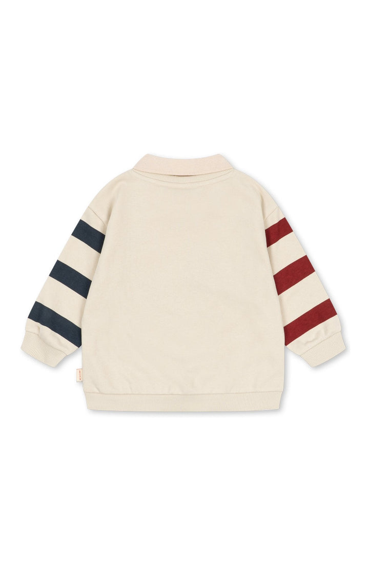 Spotty Sweatshirt - Brown Rice - detalj 1