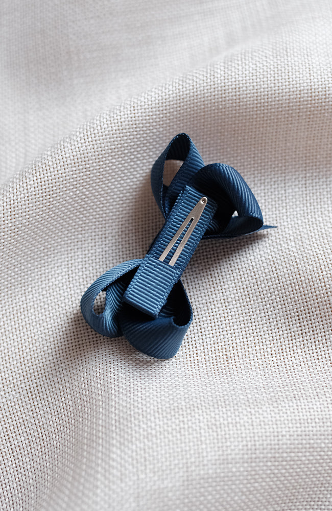 Hårrosett Mini - Light Navy