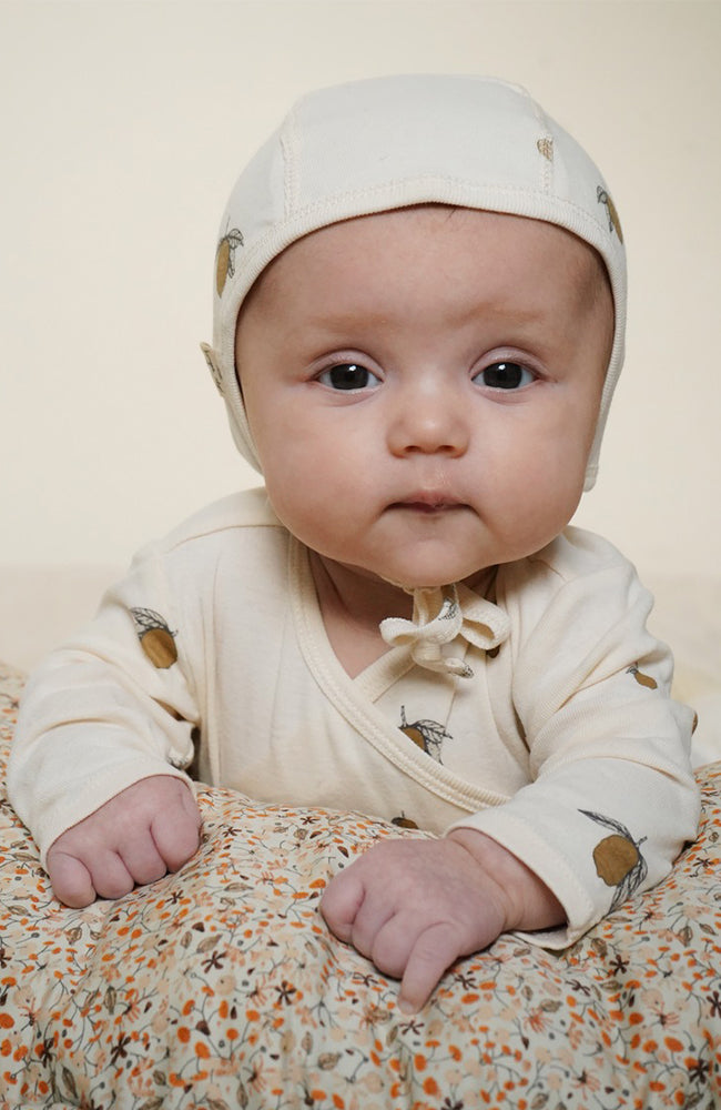 Newborn Helmet - Lemon Konges Slöjd mössa