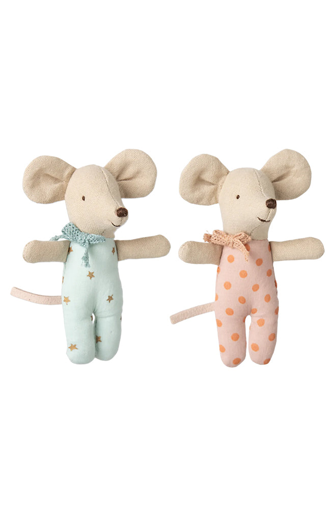 Twins Baby mice in matchbox Maileg Mjukdjur