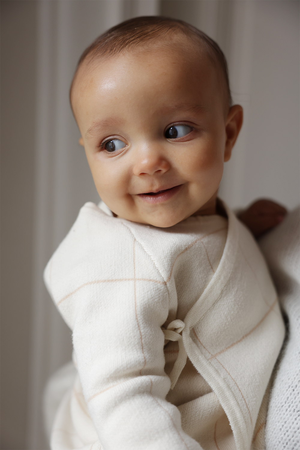 Wrap Cardigan - Beige/Cream Poppedi Cardigan