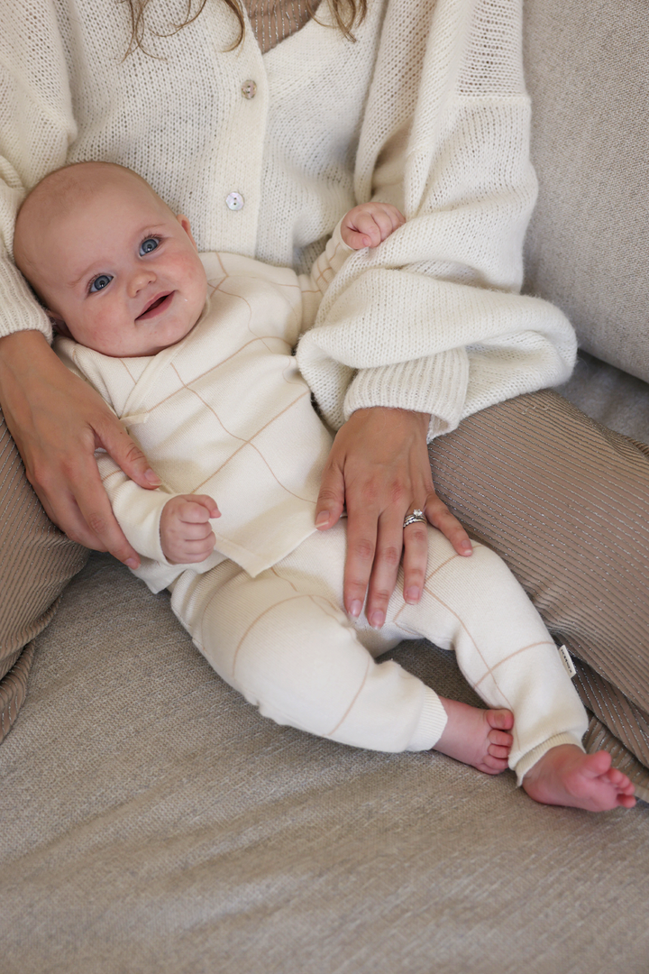 Wrap Cardigan - Beige/Cream Poppedi Cardigan