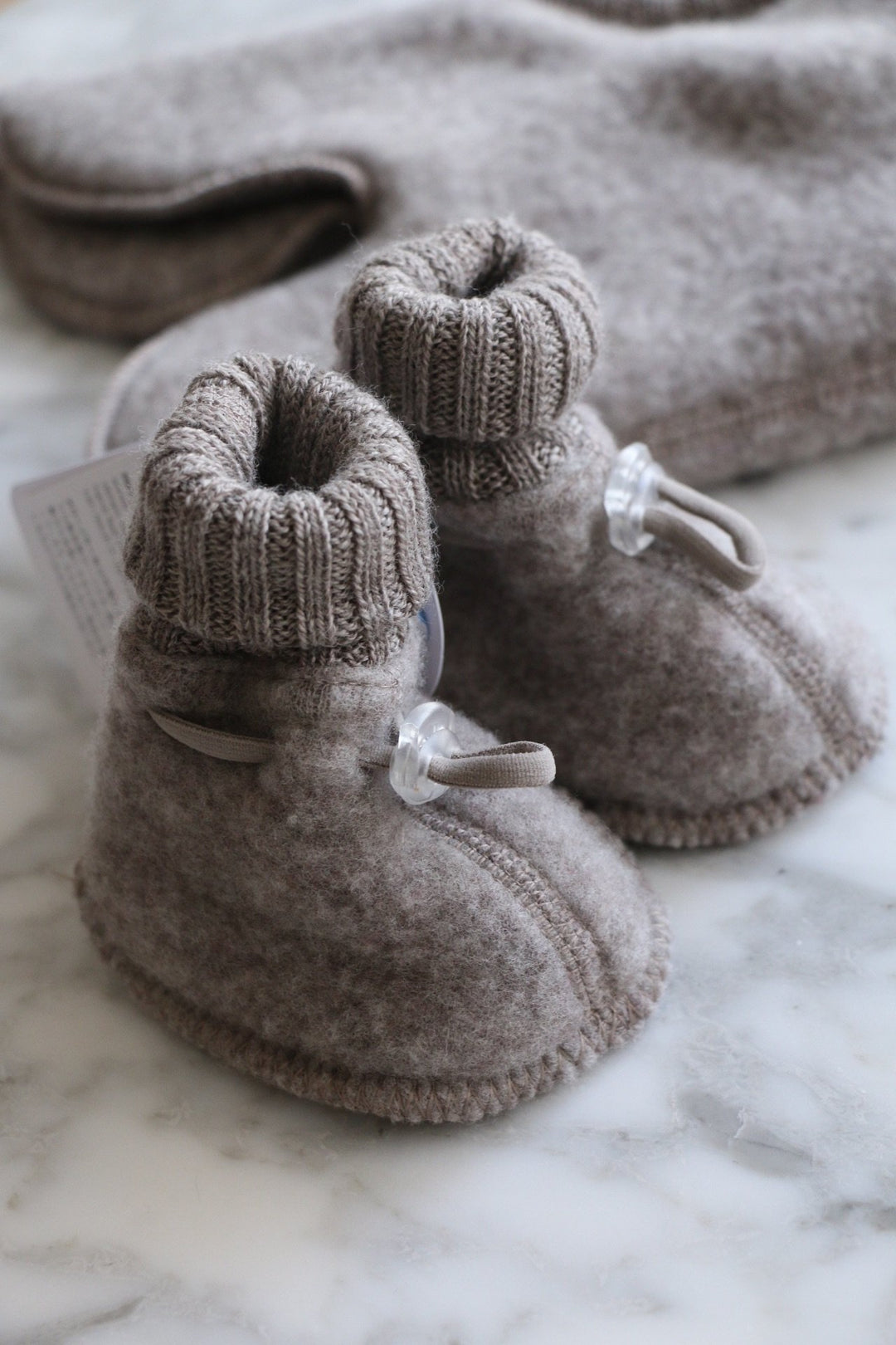 Wool booties - Sand Joha Skor