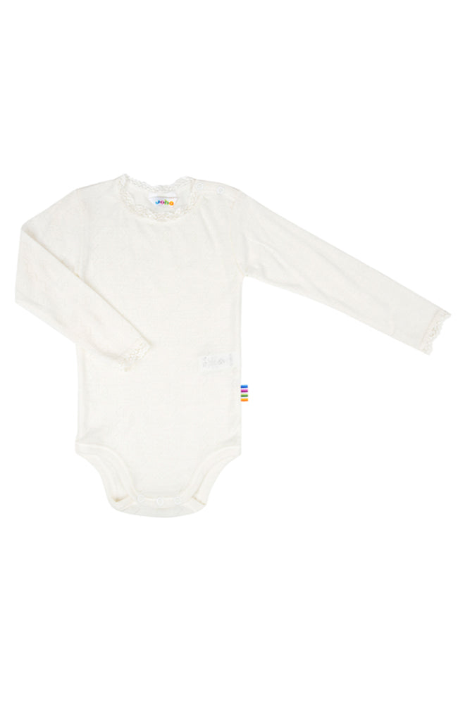 Wool/Silk Body w/ Lace - Nature white Joha Body
