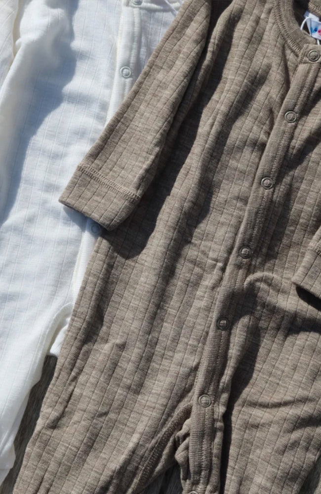 Wool Onesie 2 in 1 - Sand Joha onesie